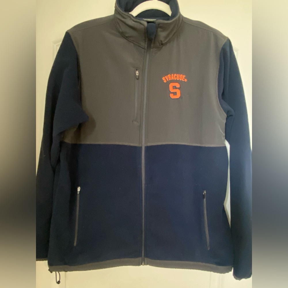 Syracuse / SU Mens Large Navy Fleece Jacket